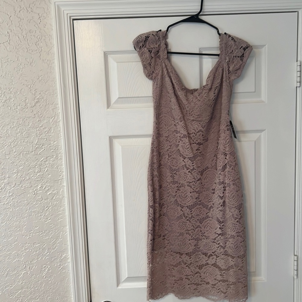Crotchet lace dress